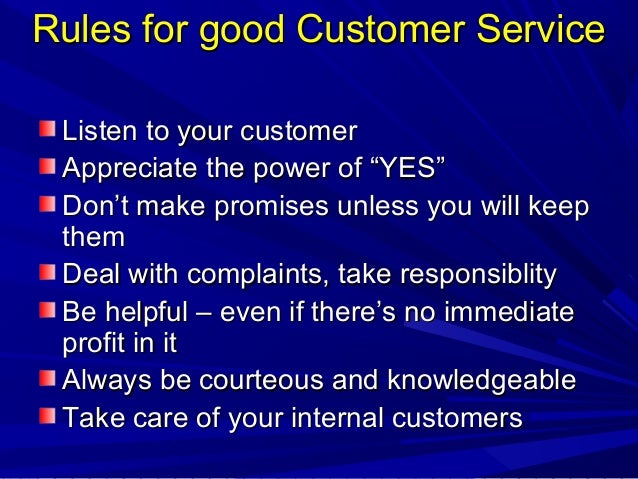 what is good customer service skills