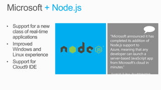 + Node.js
 