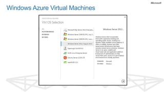 Windows Azure Virtual Machines
 
