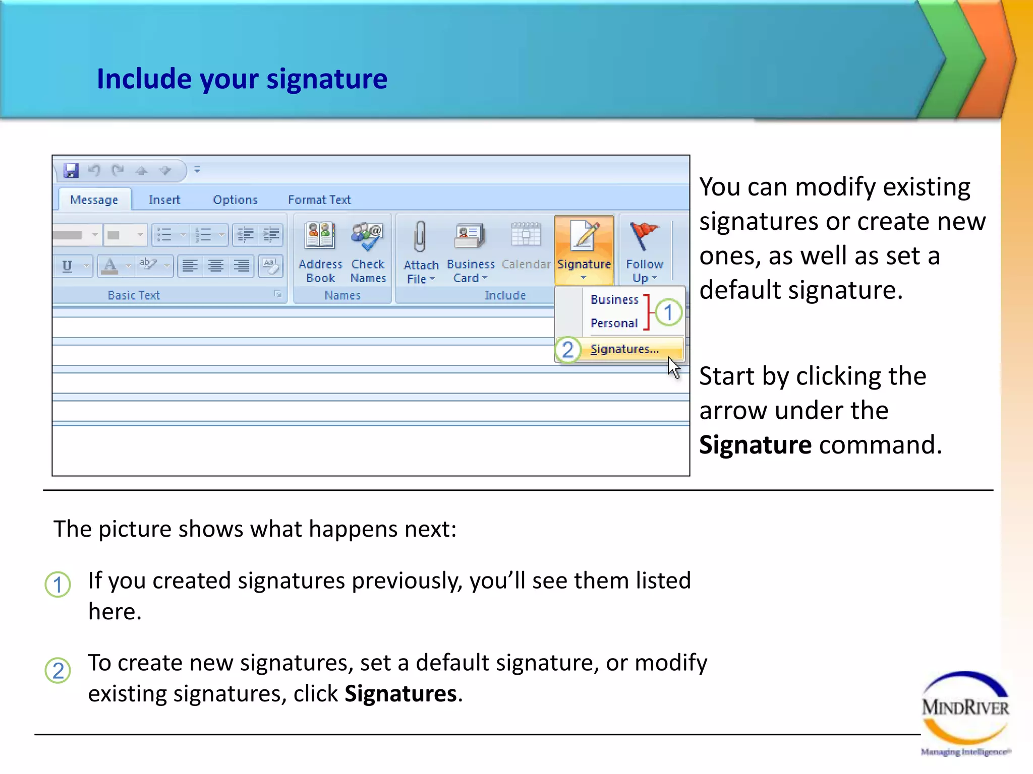 Use flags and remindersFlags and reminders can help you and others remember to do things. To add a flag, reminder, or both when you’re creating a message, start by clicking Follow Up in the Options group of a new message. 