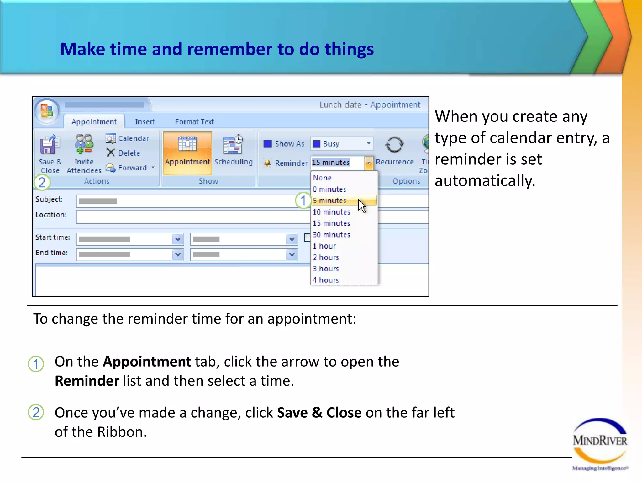 Want to create a meeting? Invite othersAn appointment is just for yourself. When others are involved, create a meeting. On the Appointment tab, click Invite Attendees.A To button and box appear. Type names directly in the box or click the To button to add invitees by selecting from a list.