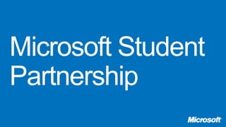 Microsoft Student Partnership