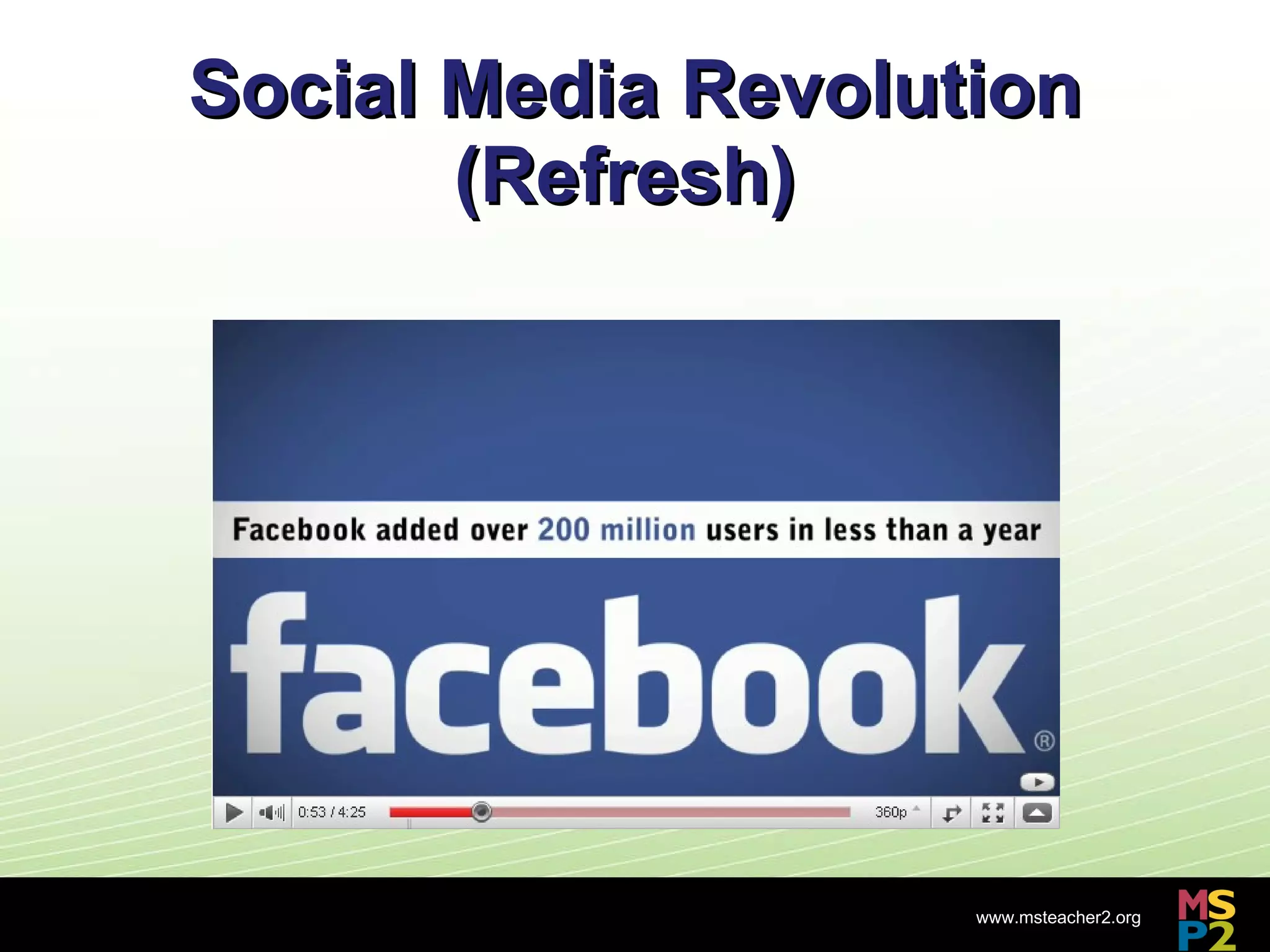 Social Media Revolution (Refresh)  