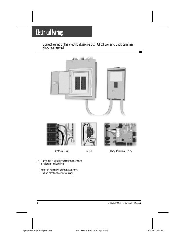 Mspa mp metapack pool gfci light switch wiring diagrams 