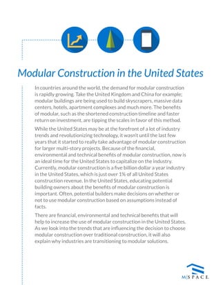 Modular Construction: Trends in the U.S. | PDF