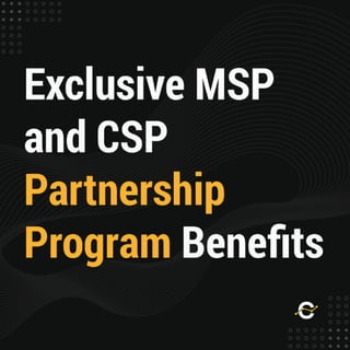 Centilytics Msp and CSP partnership program
