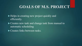 Introduction to Microsoft Project 2010 | PPTX