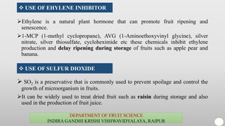 METHODS OF POST HARVEST HANDLING INCLUDING :- PRE-COOLING, WAXING ...