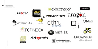 Brand Development:
 Examples of other brands,
 logos and icon device designs.
               mark@captivadesign.com
               0777 377 59 76
Mark Spanton




               me
 