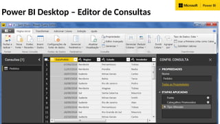 PROF. FRANKLIN FELIPE 24
Power BI Desktop – Editor de Consultas
 