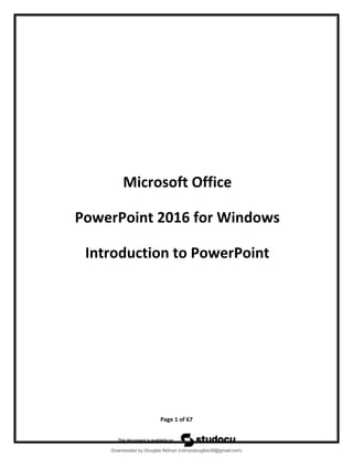 Comprehensive Guide to Microsoft PowerPoint 2016 Features and Best ...