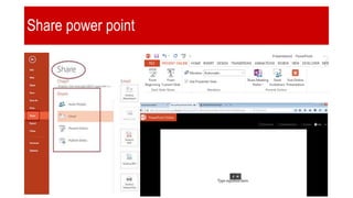 Share power point
 