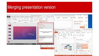 Merging presentation version
 
