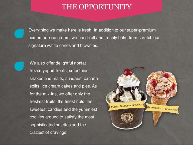 Marble Slab Creamery Franchise Brochure