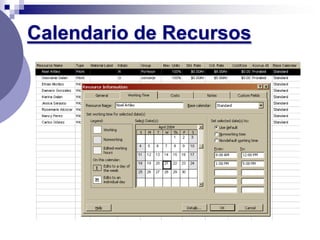 Calendario de Recursos
 