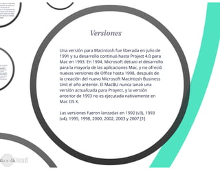 Ms project