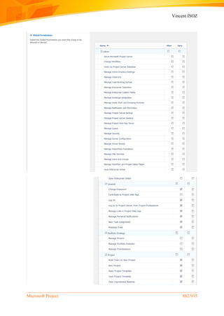 Vincent ISOZ
Microsoft Project 882/935
 