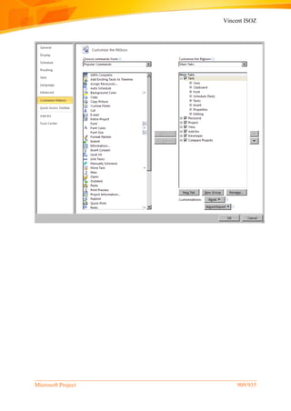 Vincent ISOZ
Microsoft Project 909/935
 
