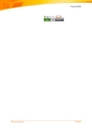 Vincent ISOZ
Microsoft Project 920/935
 