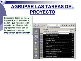 Tutorial de Ms Project | PPTX