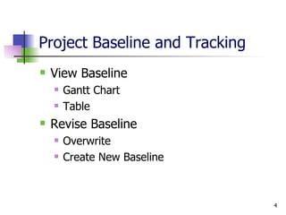 Ms Project 2007(advanced) | PPT