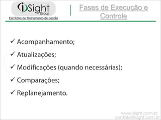  Gestão do ESCOPO do projeto