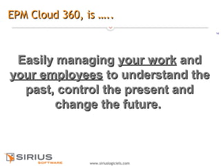 Virtual MS Project Software: EPM Cloud 360