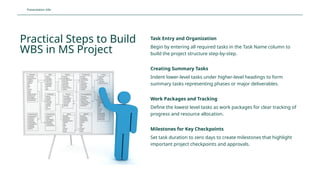 Wbs Collum Example Microsoft Project Comprehensive MS Project Training: Mastering Project Management ...