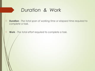 Ms project general introduction | PPT