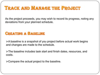 MS Project Presentation | PPTX