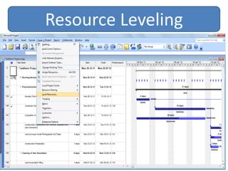 Resource Leveling In Ms Project Microsoft Projects; a step by-step guide for beginner's | PDF