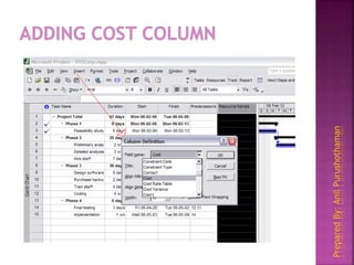Microsoft Office Project 2007 Tutorial | PPTX