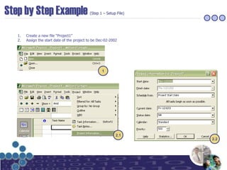 Ms project tutorial | PDF