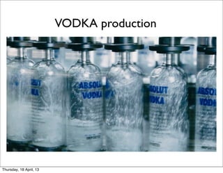 VODKA production




Thursday, 18 April, 13
 