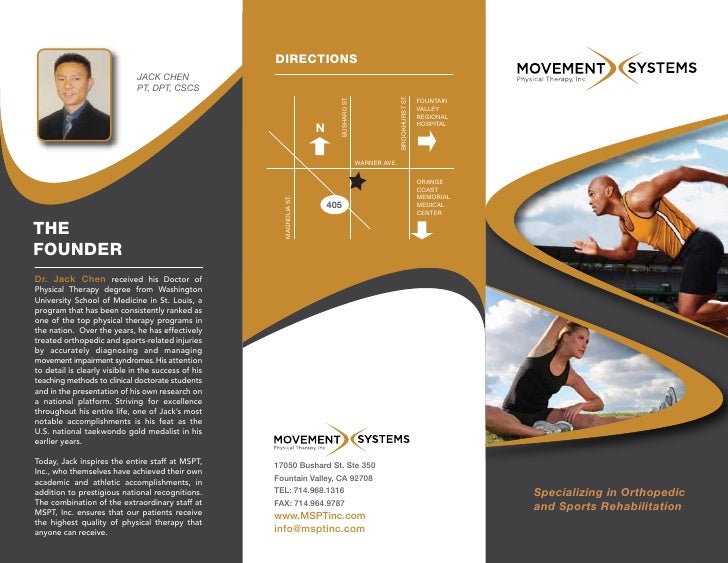 physical therapist brochure