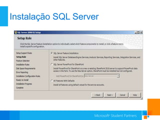 Instalação SQL Server
 