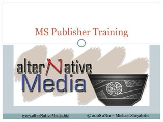 MS Publisher Training 
