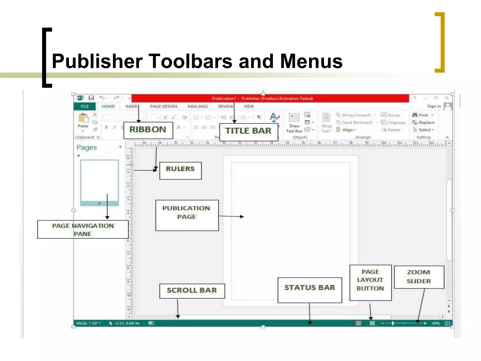 MS Publisher ppt