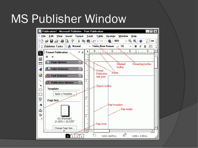ms publisher parts and functions by ma 39 am arlene calica microsoft word rulers