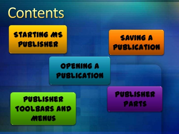 Ms publisher presentation(2007)