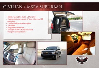 MSPV Armored Vehicles Presentation | PDF