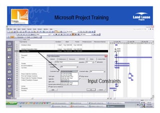 Microsoft Project Beginners Workshop | PDF