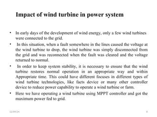 MPPT CONTROL FOR WIND ENERGY CONVERSION SYSTEM | PPT