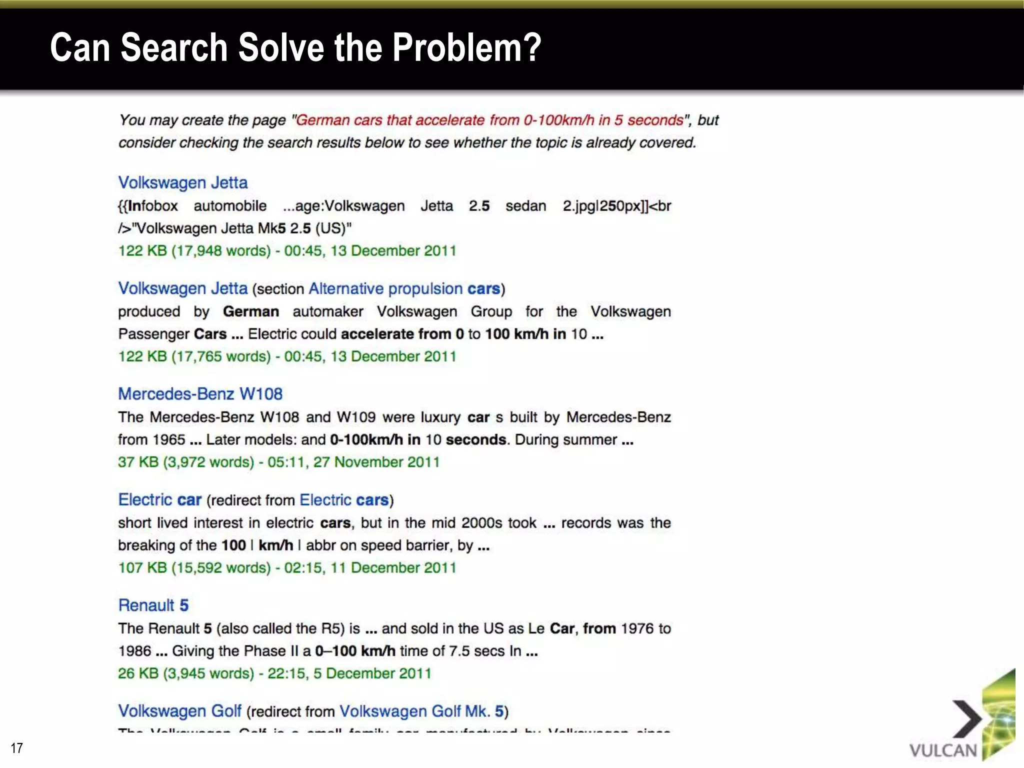Can Search Solve the Problem?




17
 