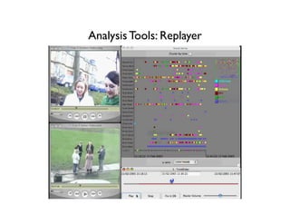 Analysis Tools: Replayer
 