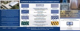 Marco Specialty Steel Brochure Back