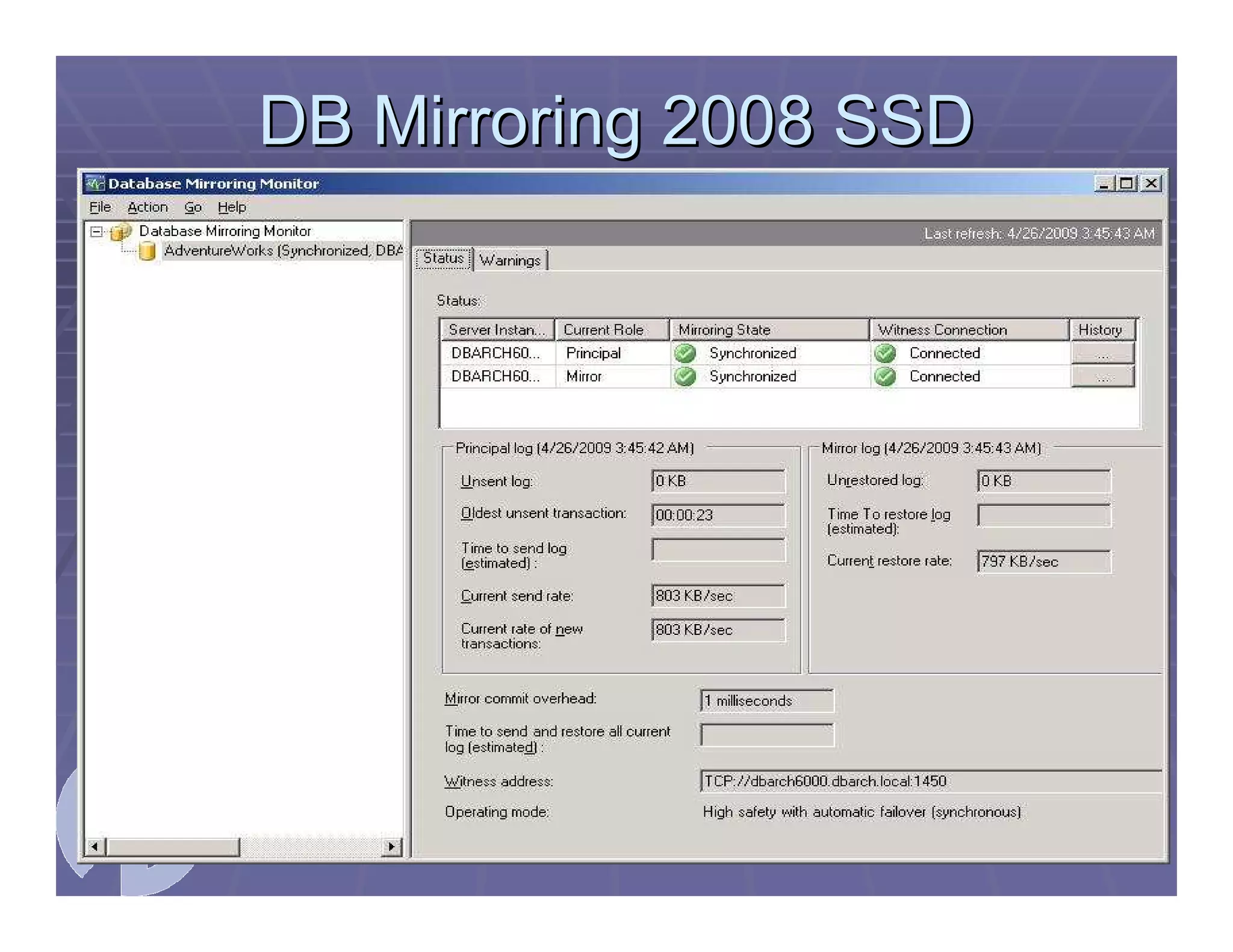 SQL Server Workshop Paul Bertucci