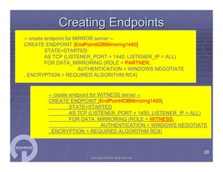 SQL Server Workshop Paul Bertucci