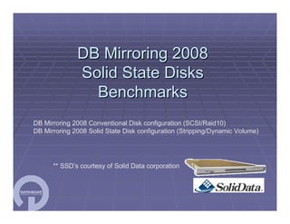 SQL Server Workshop Paul Bertucci