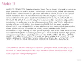 Microsoft Son Kullanıcı Lisans Sözleşmesi